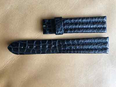 BREGUET  MARINE  UHREN- ARMBAND 19,5 mm in dunkelgrau, fast schwarz