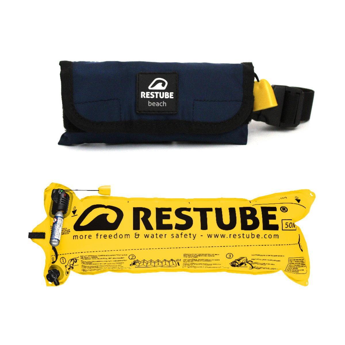 RESTUBE Playa Limitado Material de Natación Sistema Rescate Boya Flotabilidad M