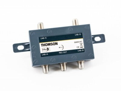 Thomson SAT Umschalter DiSEqC Schalter Switch 4 LNB > 1 Teilnehmer Receiver 108