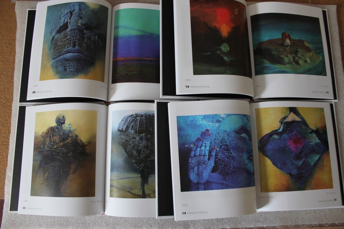 Beksinski 画集　アート集 Zdzisław Beksiński collection 1-4 Painting hardcover art book NEW