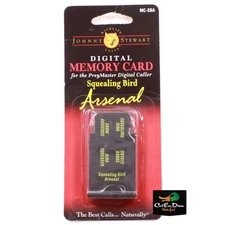 JOHNNY STEWART DIGITAL SQUEALING BIRD PREYMASTER MEMORY CARD PM-3  PM-4 MC-SBA