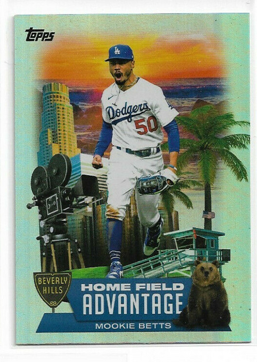 2022 Topps Series 1 Mookie Betts Home Field Advantage Insert HA-8 
