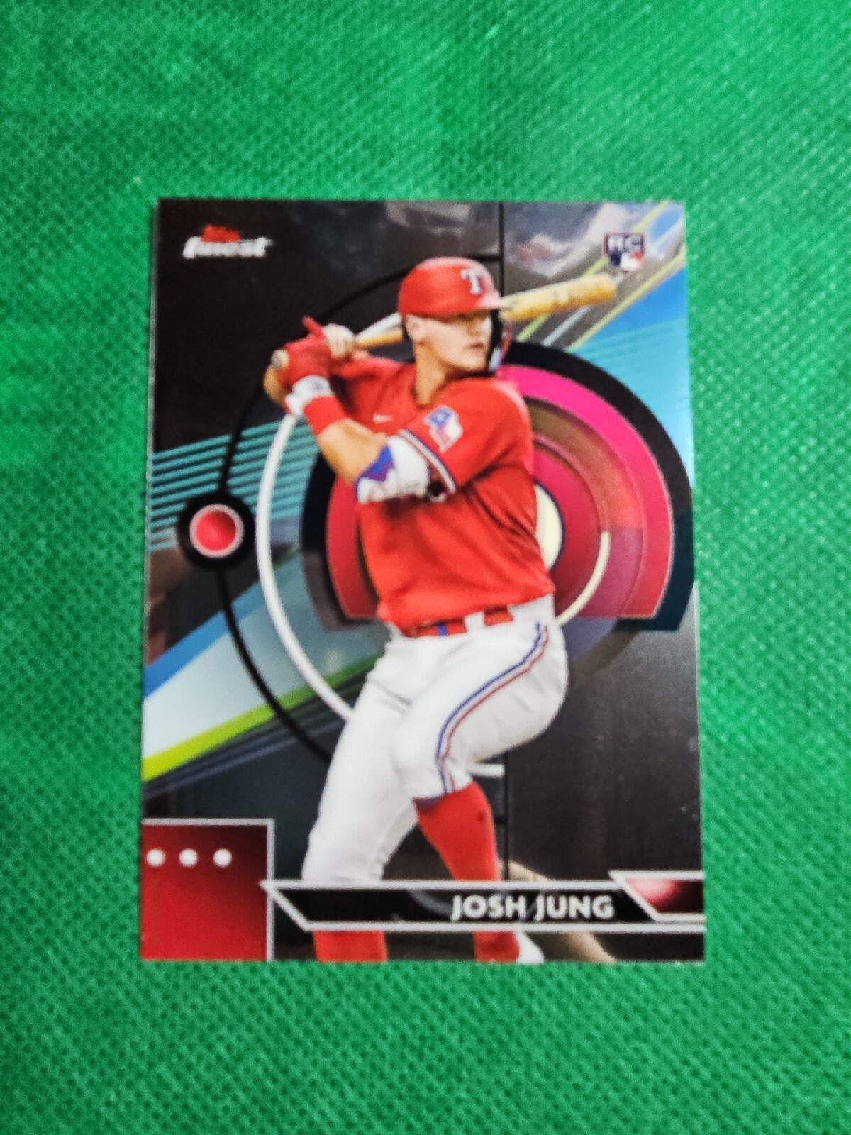 2023 Topps Finest Josh Jung RC Texas Rangers #75