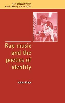 Rap Music and the Poetics of Identity Krims Hardback Cambridge University Press