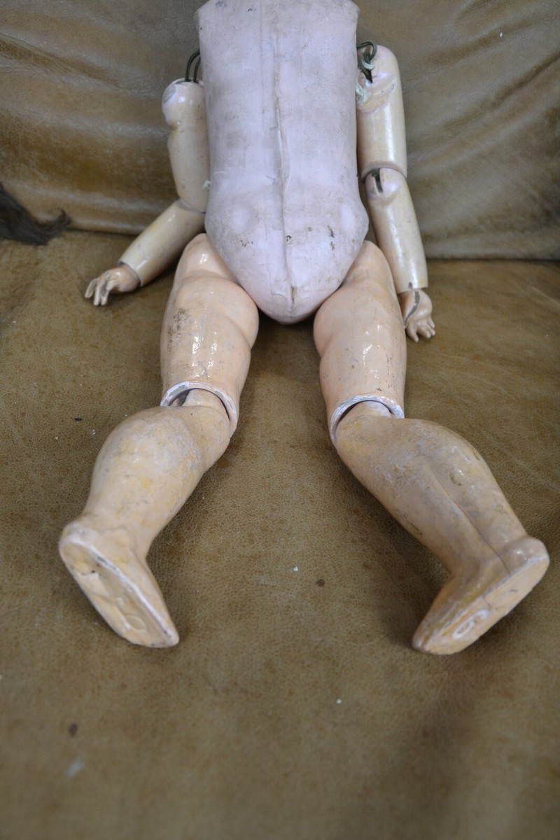 Poupée ancienne tête biscuit, SFBJ Paris, Jumeau, corps articulé 54 cm | UK