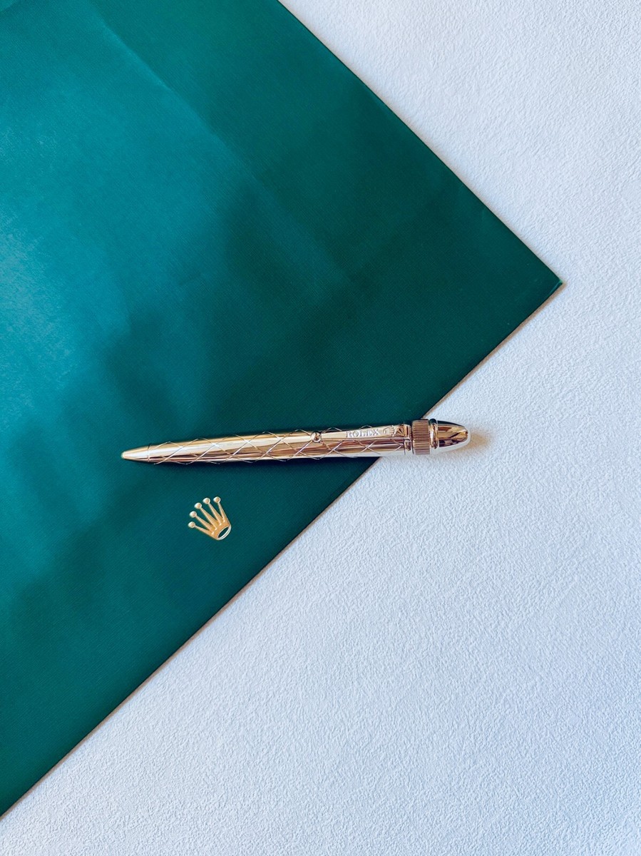 Rolex Vintage-Style Palladium-Finish Ballpoint Pen, New Boxed