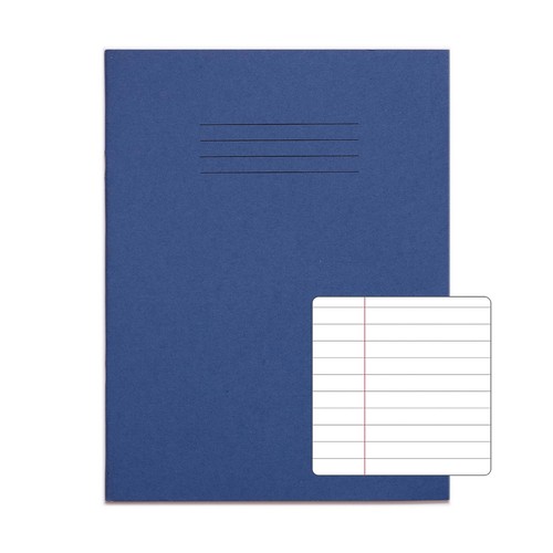 One Line Ruled Page RHINO A5+ Exercise Books, 80-Page / 8mm Lined with Margin, 11 Colours ...