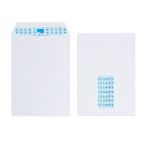[Pack of 50] C5 Envelopes White Window 90gsm Self Seal Home Office A5 Letter