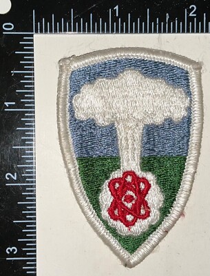 Cold War US Army Defense Atomic Support Agency MERROWED EDGE Patch