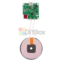 15W Mobile Phone Wireless Charger Module PCBA Module Coil 12V Fast Charging 10mm