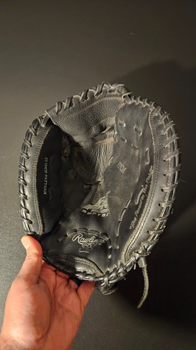 Rawlings FPCM Fast Pitch Softball 33" Catchers Mitt Black Left Catch Right Throw - Picture 4 of 6