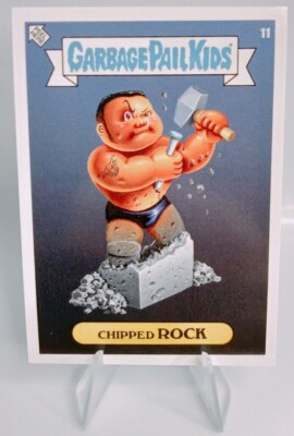 (U-Pick) GPK WWE THE ROCK, CENA, RIC MORE RARE GARBAGE PAIL KID WRESTLING CARD!