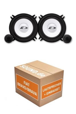 Lautsprecher Boxen vorne Alpine SXE-1350S für Fiat Bravo Typ 182 250W Power 2x H