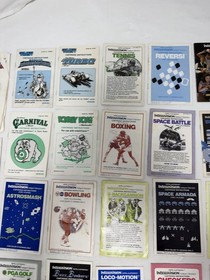 Colecovision Intellivision Coleco Game Booklet Manual Bundle Lot