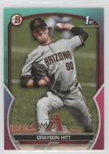 2023 Bowman Draft Aqua & Pink Gradient 70/199 Grayson Hitt #BD-57 9hx