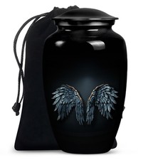 Wings Blue Flight Urns for Human Ashes Adult Mother Male 10 Inch
