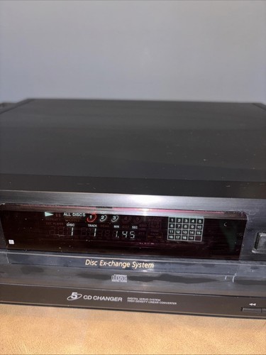 Sony CDP-CE315 5 Disc CD Player Changer Tested & Works No Remote - Picture 4 of 10
