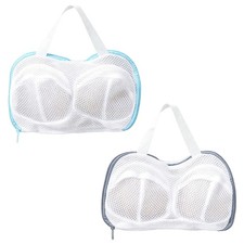 2pc Breathable Lingerie Bag for Washing Machine Bra Washing Bags for Laundry