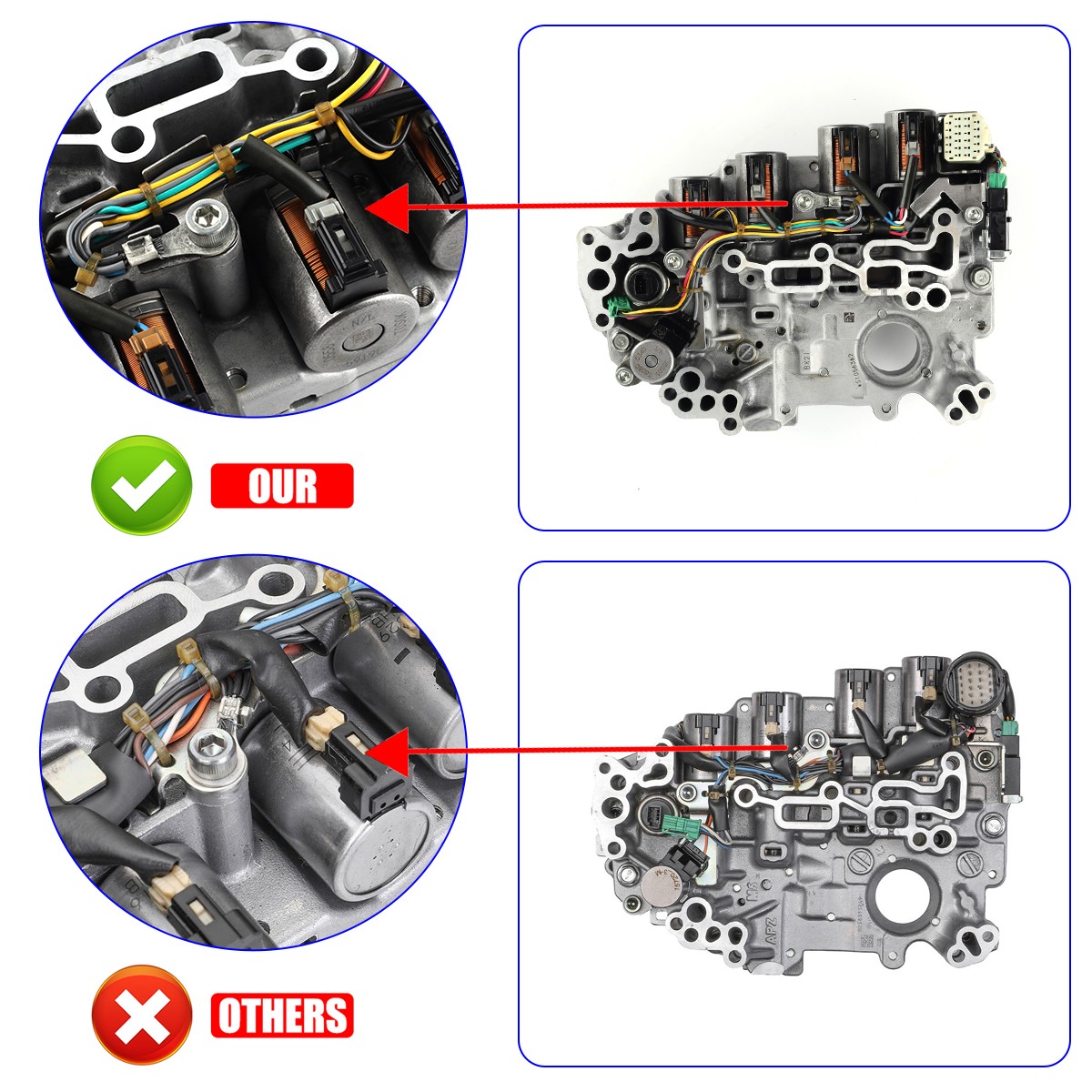 CVT Transmission Valve Body Fits 2013-2015 Nissan Sentra Livina VAN NV200 Pulsar thumbnail 3