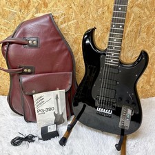 Chitarra Elettrica Casio PG-380 Nero Integrato iPD Sound Generator Nero con Custodia