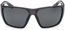 Timberland TB9289 20D Dark Grey Polarized Square Wrap Sunglasses Frame 66-16-120