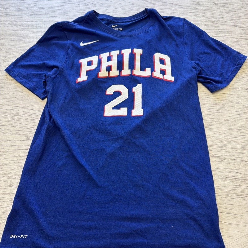 Nike NBA Joel Embiid #21 Philadelphia 76ers Men's Medium Dri-FIT T-Shirt