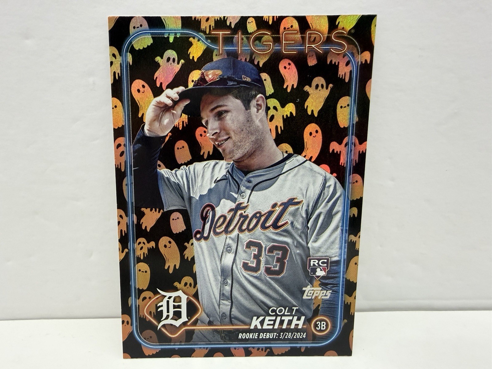2024 Topps Update Series - Rookie Debut Colt Keith #US192 Ghost Foil (RC)