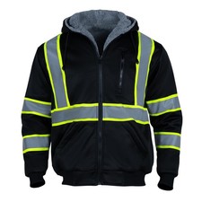 Sicalobo High Visibility Jackets for Men, ANSI Class 1 Reflective Work Jacket...