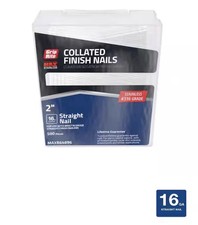 Grip Rite, Straight Finish Nails, 16 Gauge, Stainless Steel 2" 500 Pcs