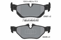 Textar Bremsbelagsatz, Scheibenbremse 2392701 FüR BMW