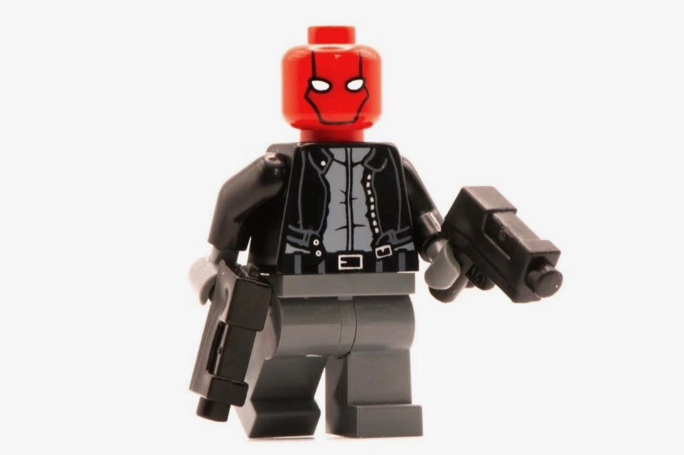 LEGO Batman 1 Video Game Asap Bricks Custom Red Hood Pad Printed Minifigure - Image 2 of 2