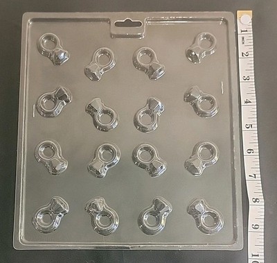 Wedding Engagement Ring Bridal Shower Pieces Chocolate  Candy  Mold