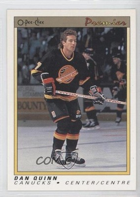 1990-91 O-Pee-Chee Premier Dan Quinn #93 0a1