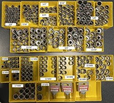 Craftsman Made In Usa 296 Socket Lot - 38 Drive Metric Sae Cleaned Resale Ready
