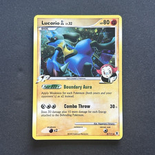 Nintendo Pokémon TCG Lucario GL 8/111 Rising Rivals Rare SP Regular EN 2009 80HP
