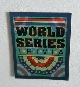 Lot Of 80 1991 Score World Series Trivia Hologram Cards MLB Baseball Q & A USA ~