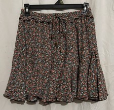 Entro Romantic Fairy Floral Fluttery Skirt Boho Cottagecore Festival Soft Flowy