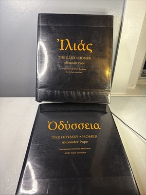 THE ILIAD AND THE ODYSSEY OF HOMER  Alexander Pope (English&Greek Edition)