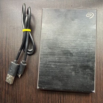Seagate Backup Plus Slim 2TB USB External Drive Hard Drive, Black Backup Plus