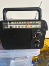 Retekess TR604 Portable AM/FM Radio with Headphone Jack, Black