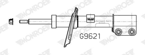 2X StoßDäMpfer Monroe Original (Gas Technology) G9621 FüR Dacia Sandero 3 Logan-image