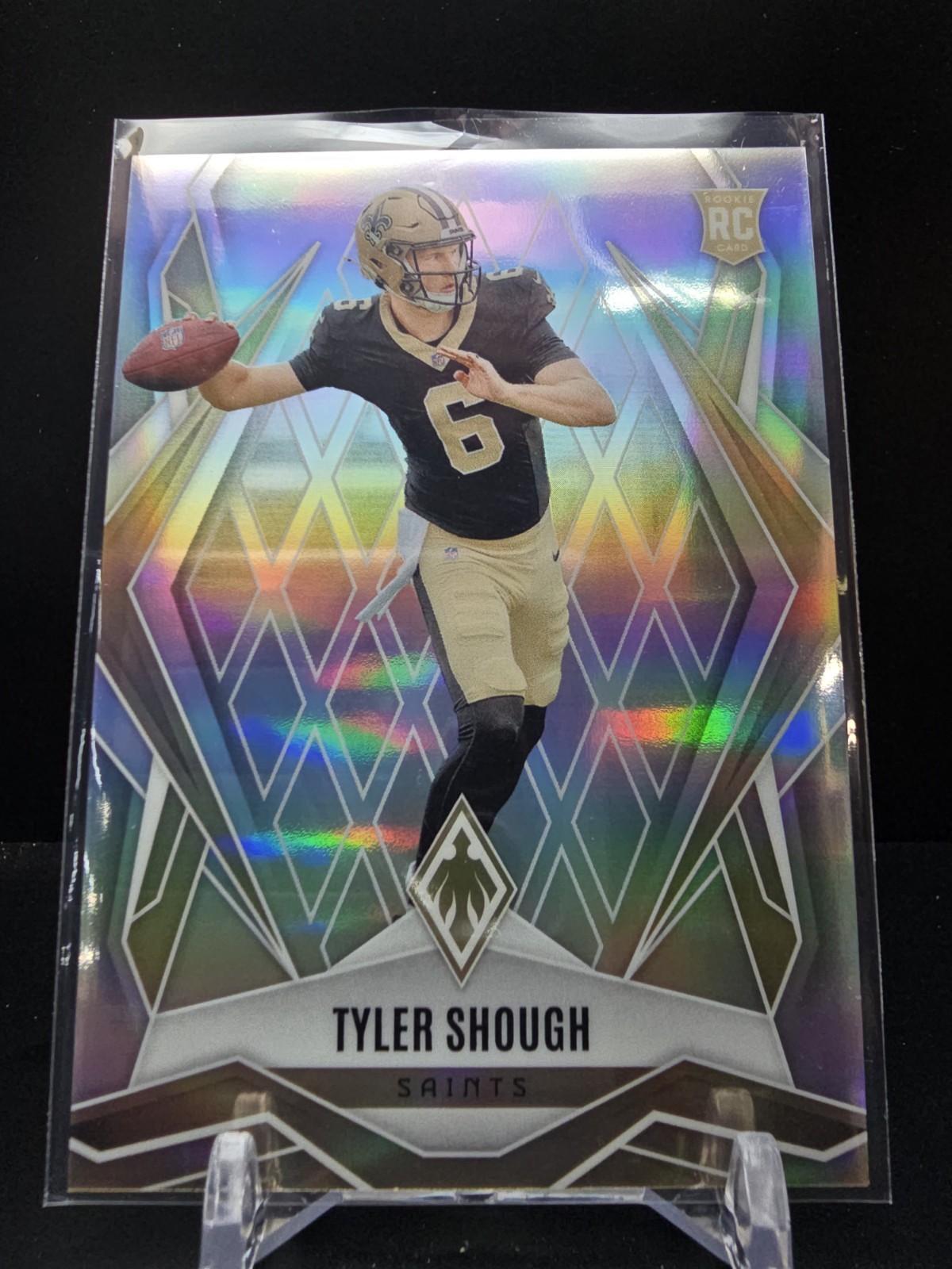 CZ420 - 2025 Panini Phoenix Football Tyler Shough Silver #169 RC Saints