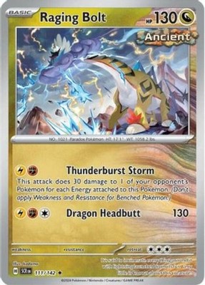 Raging Bolt - 111/142 - Holo Rare - Near Mint
