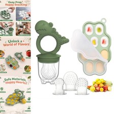 Baby Breastmilk Popsicle Mold Fruit Feeder Silicone BPA Free Teething Relief