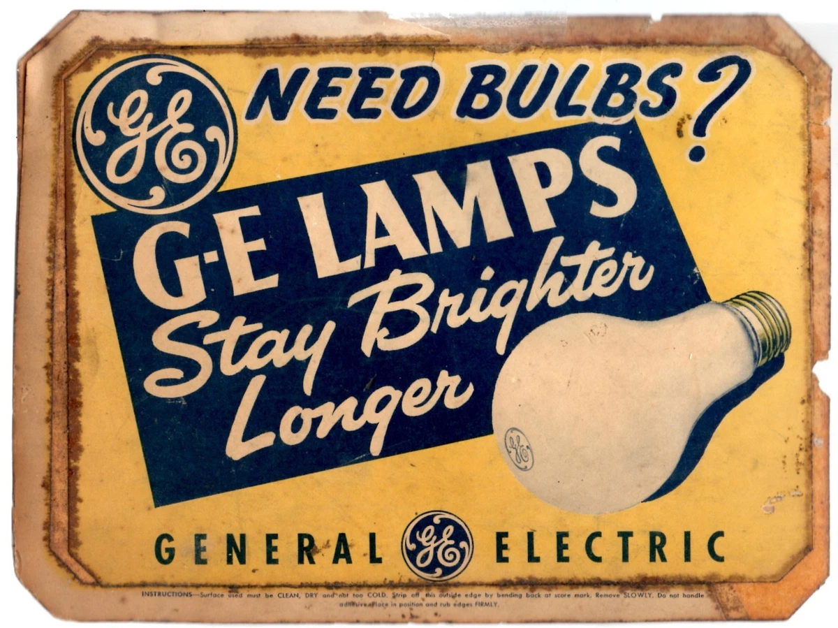general electric sign products for sale | eBay