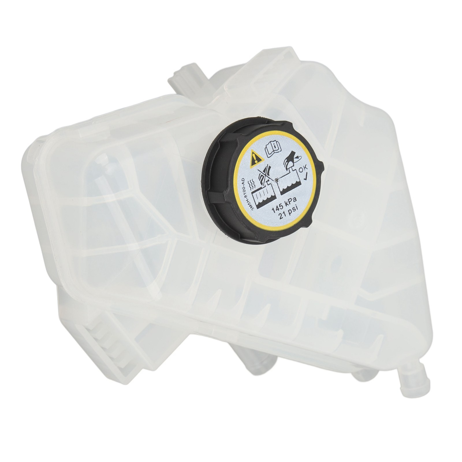 ⁺Radiator Coolant Reservoir With Cover 8V218K218AB Coolant Overflow Tank For.