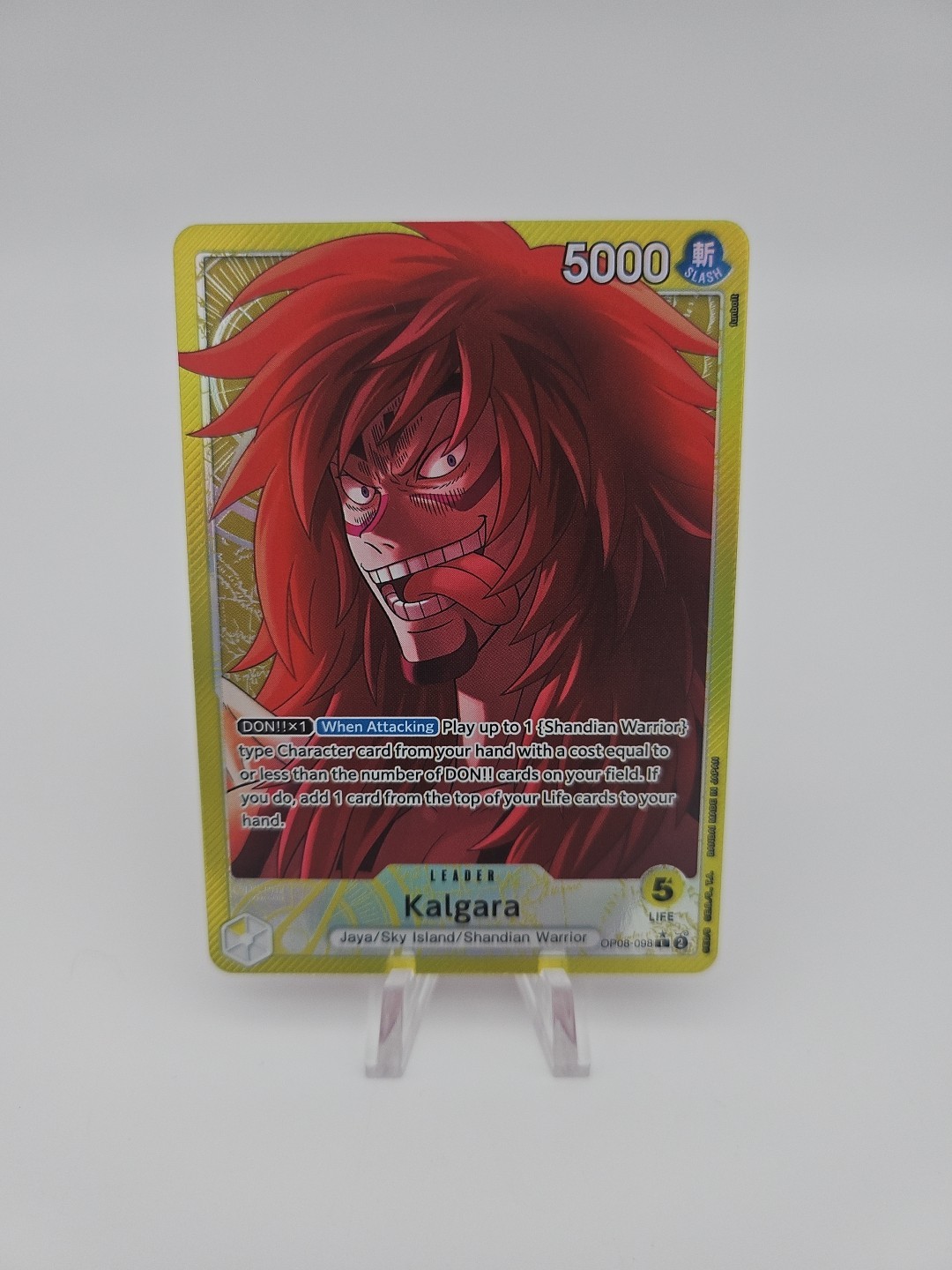 One Piece TCG: Two Legends OP08-098 Kalgara Leader (Alt Art / Parallel) - M/NM