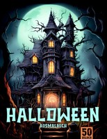 Halloween Ausmalbuch Erwachsene, Stressabbau, Malbuch FüR Erwachsene