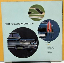 1963 Oldsmobile Dealer Color Sales Brochure Folder 98 88 Starfire F-85 Jetfire