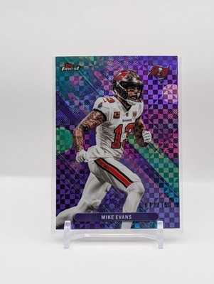 Mike Evans 2025 Topps Finest X-Fractor Purple Common 17/150 #93, Buccaneers